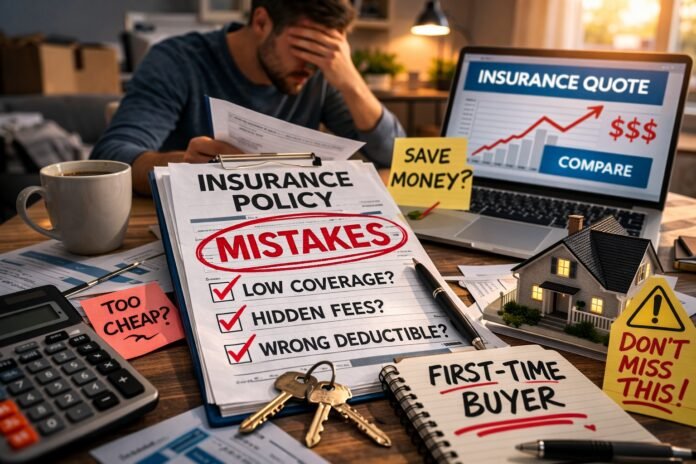 Top Insurance Mistakes First-Time Buyers Make