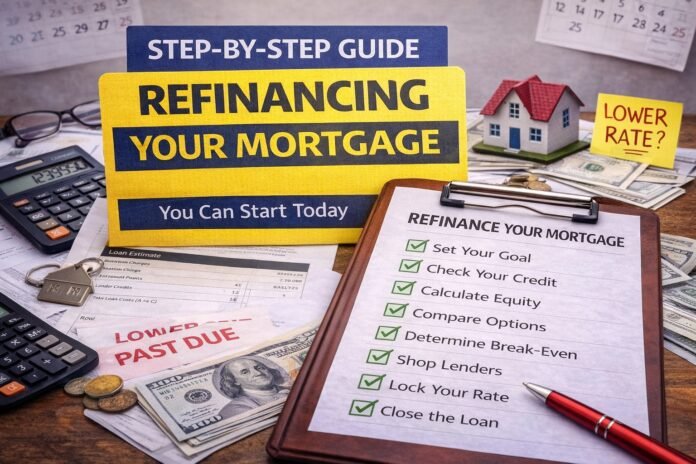 Step By Step Guide to Refinancing Your Mortgage